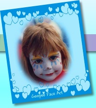 face painting Ottawa clown face