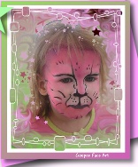 Ottawa birthday party face painting pink cat