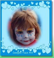 Ottawa face painting birthday party clown face